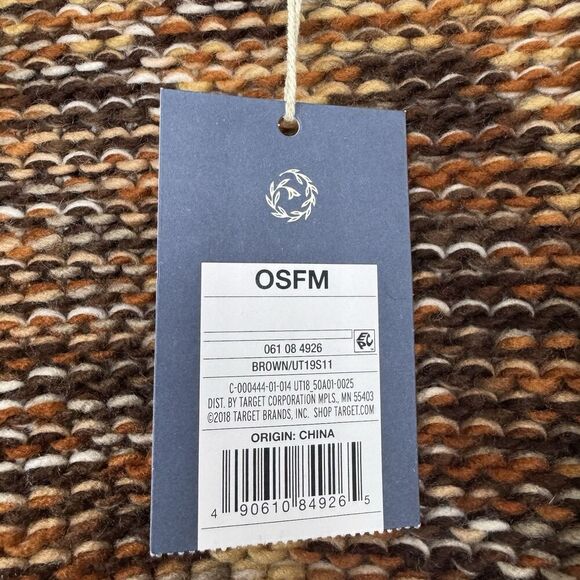 Universal Thread Crochet Open Shawl Sweater One Size Dolman Sleeve Missoni Style - Picture 4 of 5